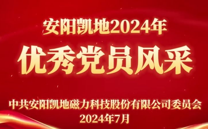 公司黨委召開2024年度黨員表彰會